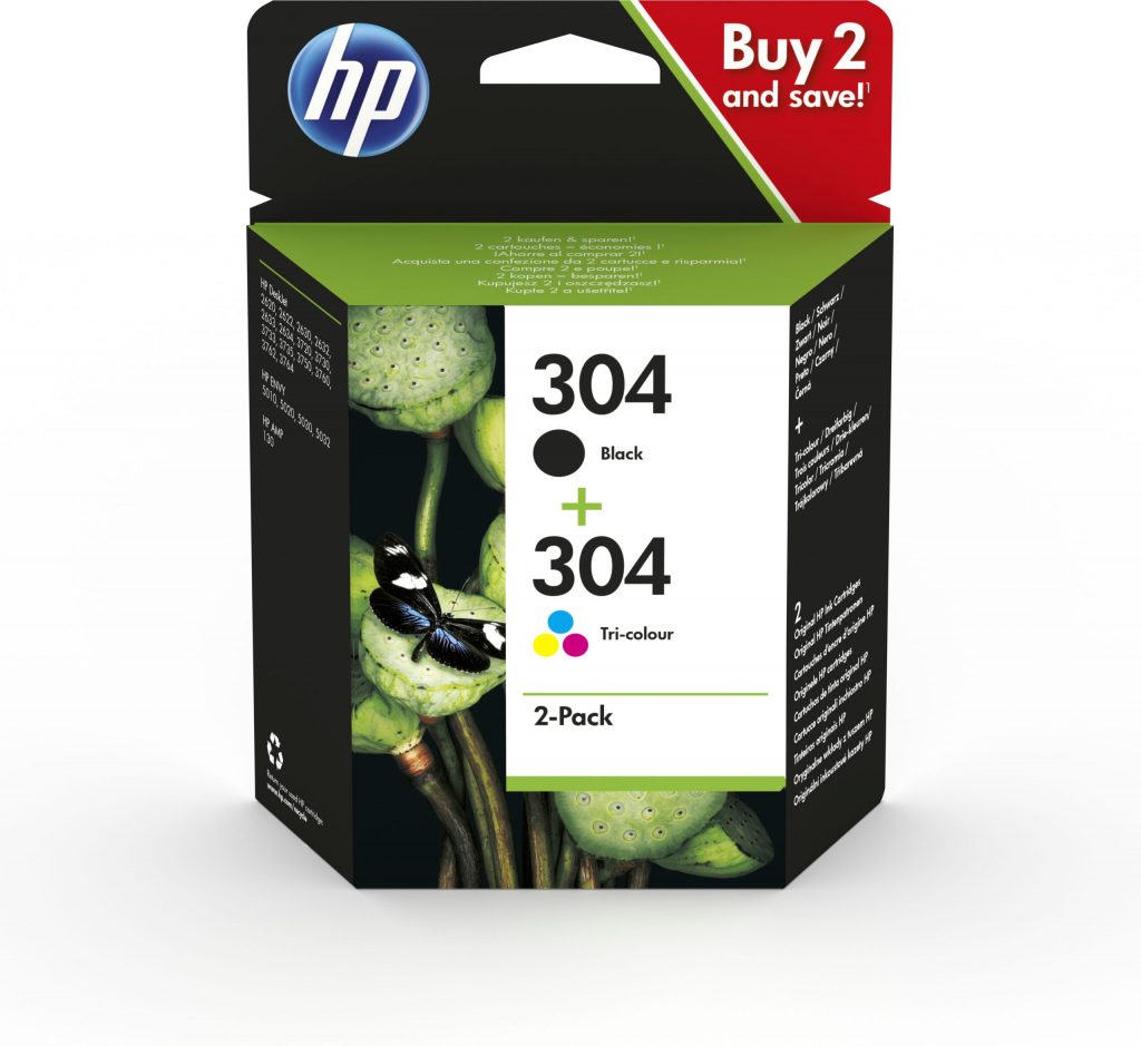 Hp Tinta Pack Bk Tricolor Original Baja Capacidad Para Hp Envy