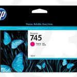 HP 745 TINTA MAGENTA ORIGINAL PARA HP DESIGNJET Z2600Z55600