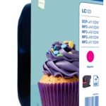 brother lc123m tinta magenta