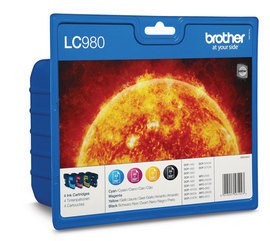 brother lc980val tinta pack