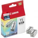 canon bci15bk tinta pack bk x 2