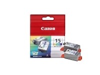 canon bci15c tinta pack tricolor x 2