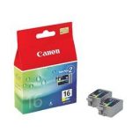 canon bci16cl tinta pack tricolor x 2