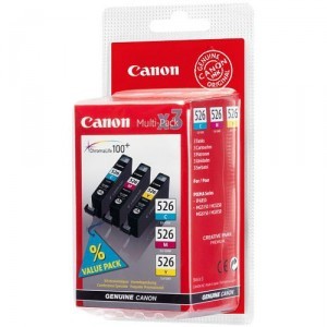 canon cli526 tinta pack c m y 2