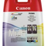 canon pg510 cl511 tinta pack bk tricolor