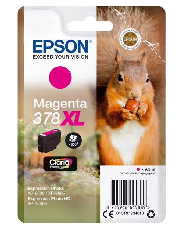 epson 378 xl tinta magenta