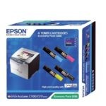 epson s050268 toner pack bkcmy original para epson aculaser c1100 cx11