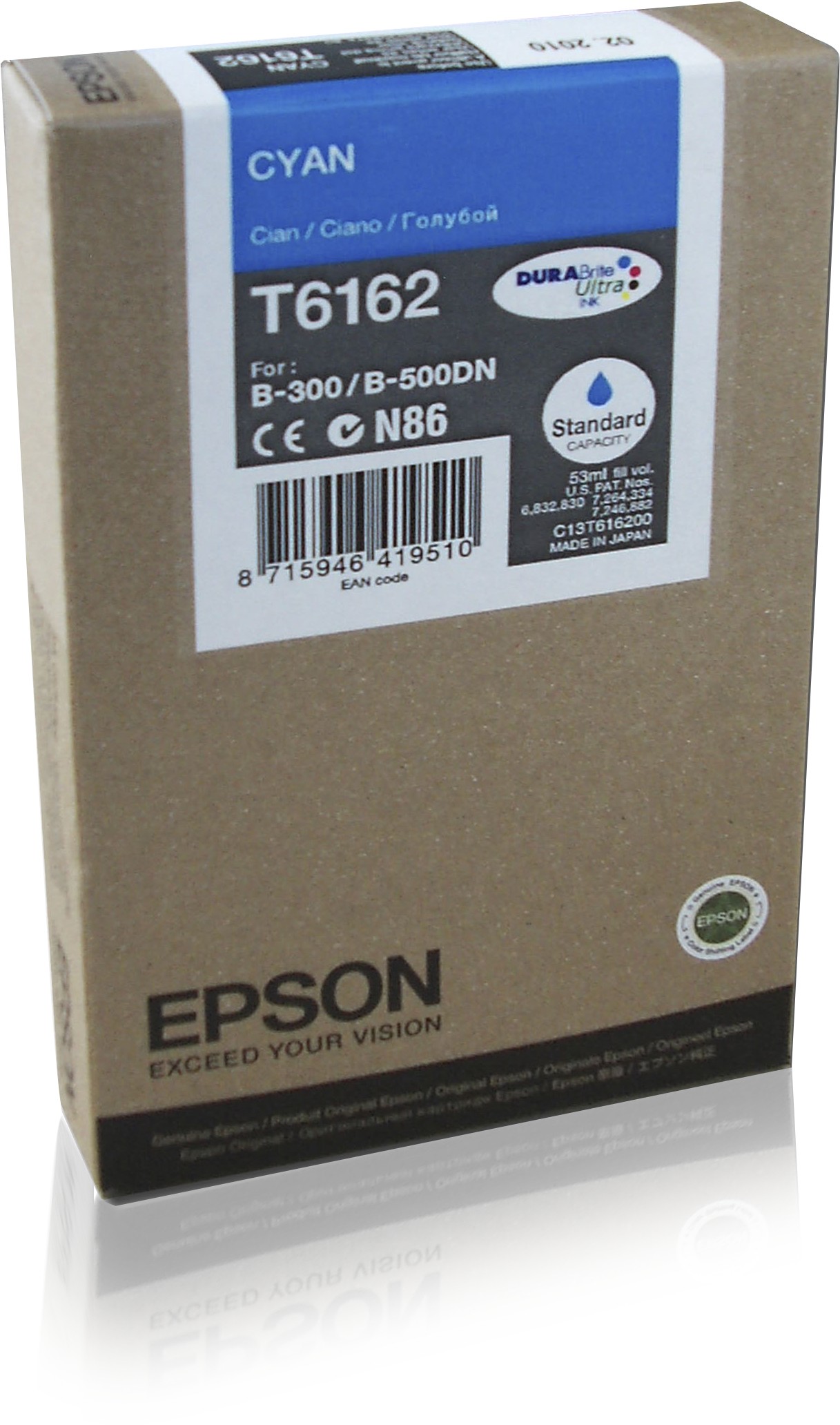 epson t616200 tinta cian