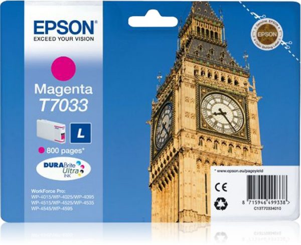 epson t703340 tinta magenta