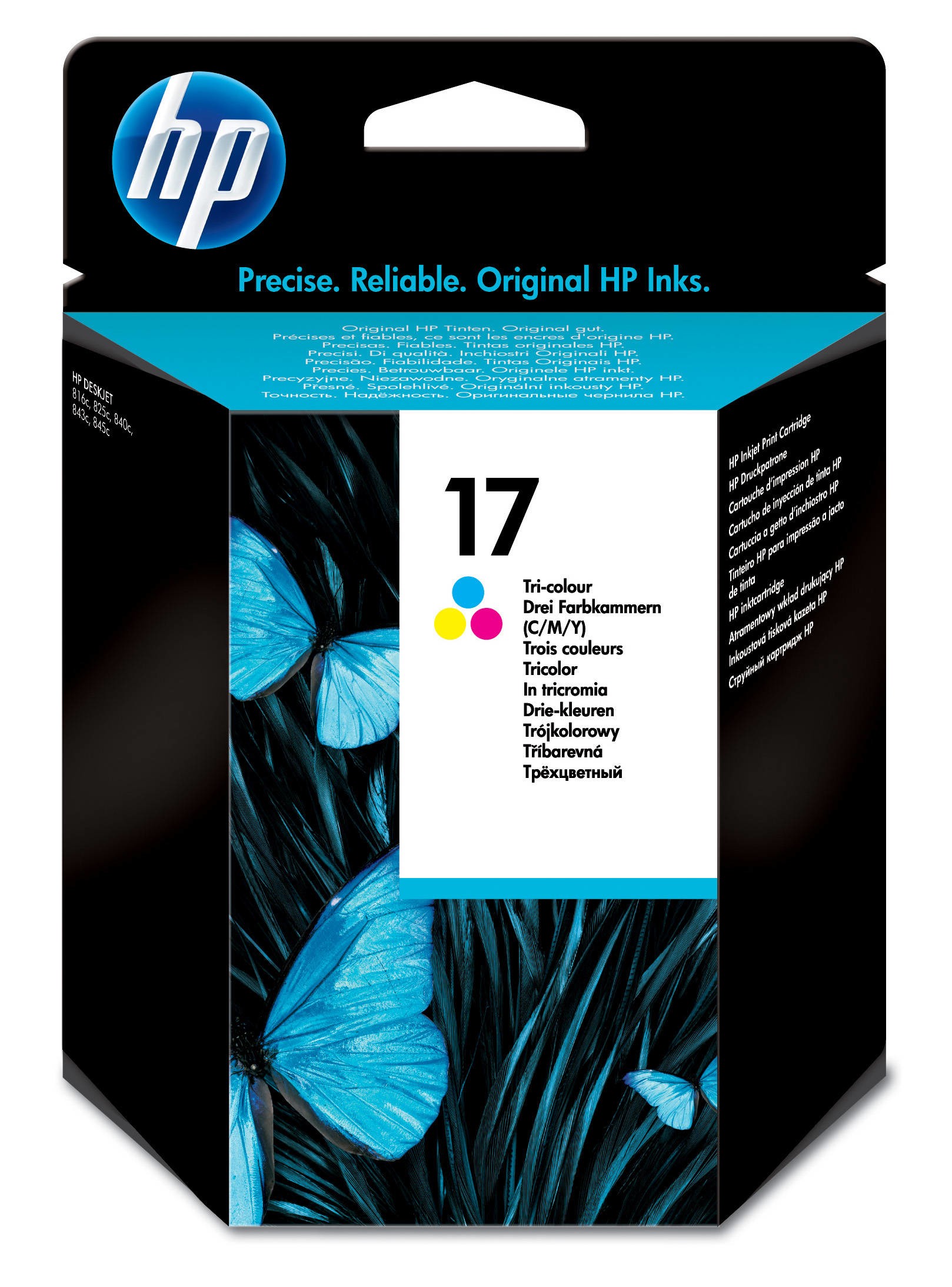 HP 17 TINTA TRICOLOR ORIGINAL PARA HP DESKJET 840/845/940 | Ecotisa