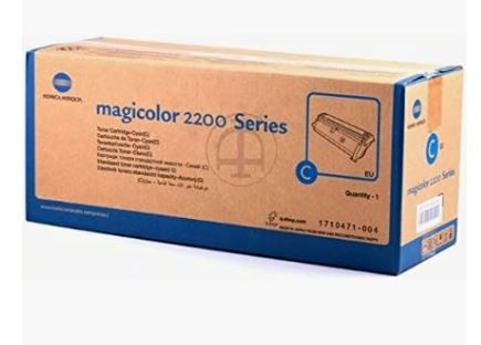 konica 4145703 toner cian original para konica minolta qms magic color 2200