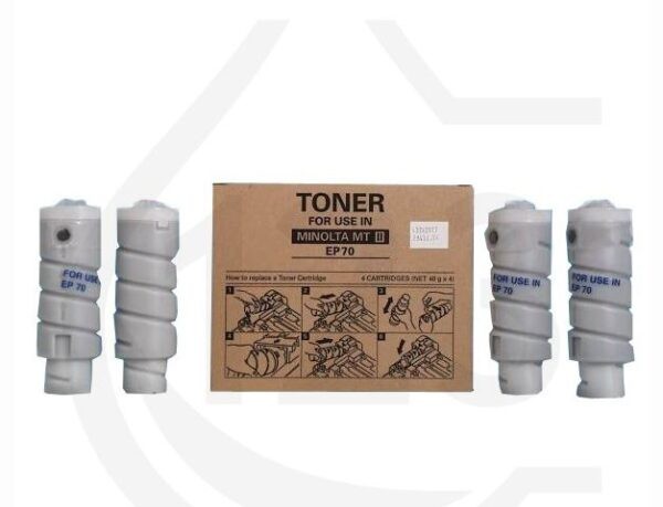 konica 8931621 toner pack bk x 4 original para konica minolta ep70 pack