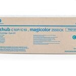 konica a00w372 toner cian original para konica minolta bizhub c10 tn212c