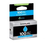 lexmark 100 tinta cian 1