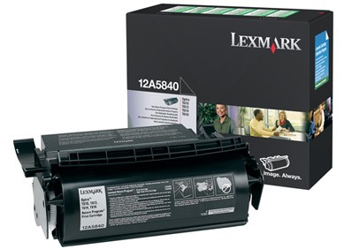 lexmark 12a5840 toner negro