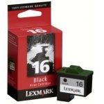 lexmark 16 tinta negro