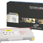 lexmark 20k0502 toner amarillo