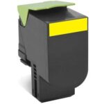 lexmark 80c2hy0 toner amarillo