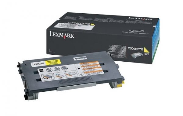 lexmark c500h2yg toner amarillo