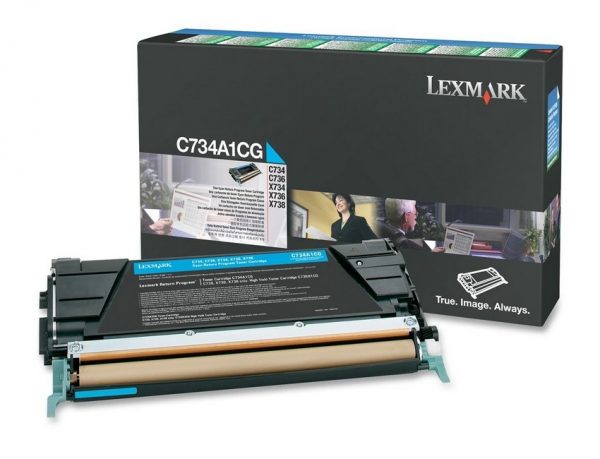 lexmark c734a1cg toner cian