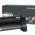 lexmark c780a1cg toner cian original baja capacidad para lexmark c780 c782 x782