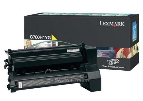 lexmark c780h1yg toner amarillo