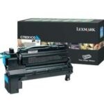 lexmark c792x1cg toner cian original alta capacidad para lexmark c792