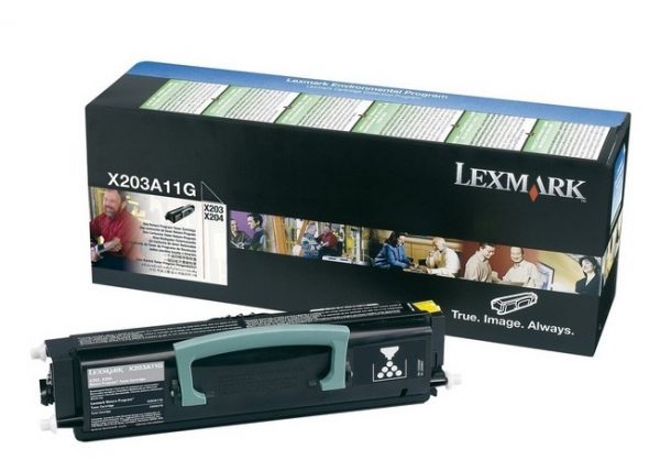 lexmark x203a11g toner negro