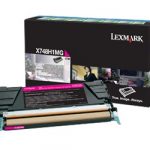 lexmark x748h1mg toner magenta