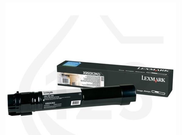 lexmark x950x2kg toner negro original para lexmark x950 x952 x954