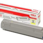 oki 43487709 toner amarillo