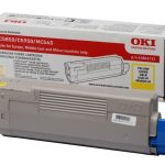 oki 43865721 toner amarillo