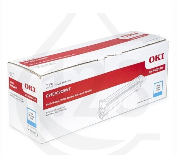 oki 44036023 toner cian original para oki c910 c920wt