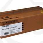 ricoh 408355 toner amarillo original para ricoh aficio mc250fwb pc300w