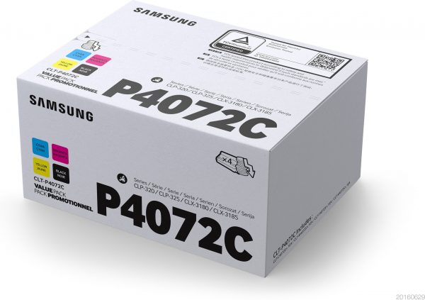 samsung clt p4072c toner pack bk c m y 2