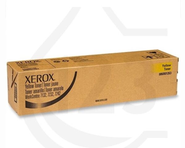 xerox 006r01263 toner amarillo original para xerox workcentre 7132