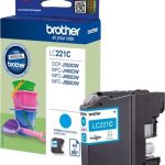 brother lc221cbp tinta cian original