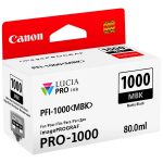 canon pfi1000mbk tinta negro mate