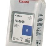 canon pfi106b tinta azul original