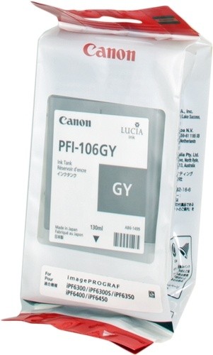 canon pfi106gy tinta gris original
