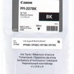 canon pfi207bk tinta negro original