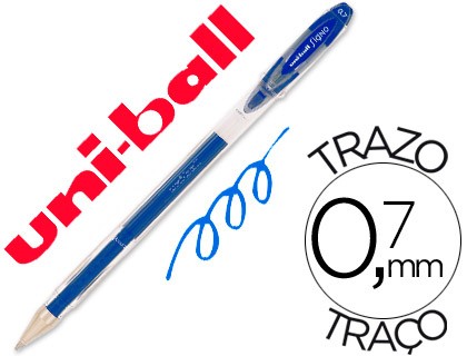 boligrafo uni ball roller um 120 signo 0 7 mm tinta gel color azul