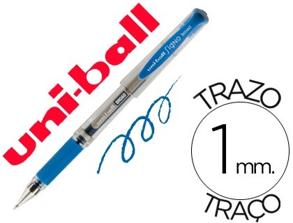 boligrafo uni ball um 153 signo broad azul 1 mm tinta gel