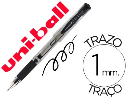 boligrafo uni ball um 153 signo broad negro 1 mm tinta gel