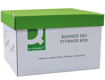 cajon q connect carton para 3 cajas archivo definitivo a4 lomo 100 mm montaje automaticomedidas interior 327x387x250mm