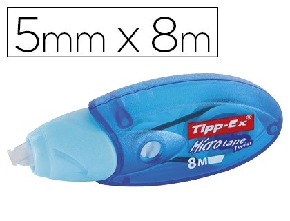 CORRECTOR TIPP-EX MICRO TAPE TWIST 5 MM X 8 MT | Ecotisa