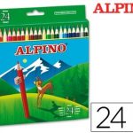 lapices de colores alpino 658 caja de 24 colores largos