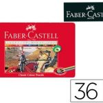 lapices de colores faber castell caja metalica de 36 colores surtidos