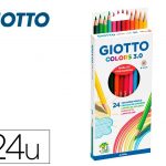 lapices de colores giotto colors 3 0 mina 3 mm caja de 24 colores surtidos