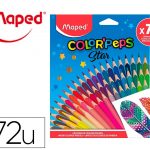 lapices de colores maped color peps star caja de 72 colores surtidos